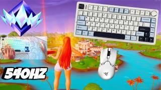 Aula F75 ASMR Unreal Ranked  Satisfying Keyboard Fortnite 540 FPS Smooth 4K