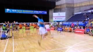 정재성 대각 점프스매시 / JUNG JAE SUNG BADMINTON JUMP SMASH