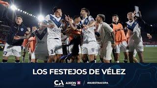 Los festejos del Vélez semifinalista