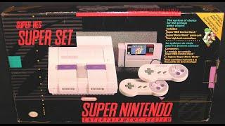 Unboxing an original 1991 SNES Super Nintendo Entertainment System