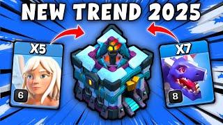 TH13 Queen Charge Dragon Attack Strategy | Th13 New Attack Strategy 2025 - Clash Of Clans