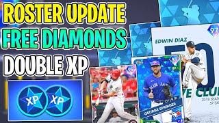 DOUBLE XP! NEW DIAMONDS in ROSTER UPDATE! FREE INSANE DIAMONDS?! MLB The Show 21 Diamond Dynasty