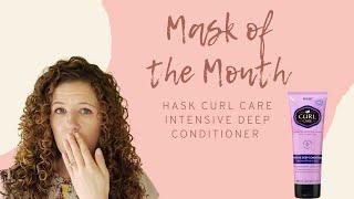 Mask of the Month: Hask Curl Care Intensive Deep Conditioner