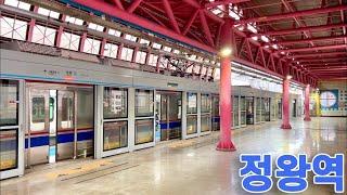 4호선 정왕역의 전동차들 / Jeongwang station trains