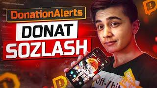 Strim Uchun Donat Sozlash | DonationAlerts Studio |  Qanday qilib strim qilish ?