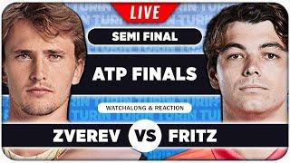 ZVEREV vs FRITZ • ATP Finals 2024 SF • LIVE Tennis Watchalong Stream