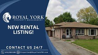 3 BED 1.5 BATH - MULTI UNIT - ABOVE GROUND FOR RENT - 8 JUNIPER CRESCENT, BRAMPTON, ONTARIO