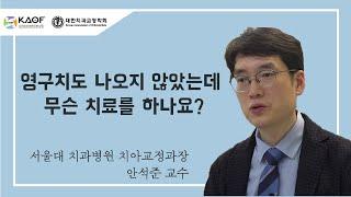 영구치도 나오지 않았는데 무슨 치료를 하나요?