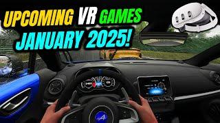 12 New VR Games Coming Up January 2025! For Meta Quest 3, PSVR 2 & PCVR - Explored