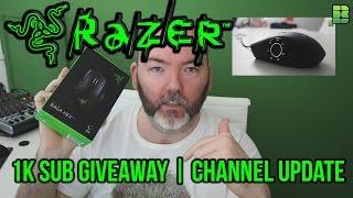 Razer Naga Hex V2 Chroma 1000 Subscribers GIVEAWAY | Channel Update October