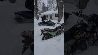 dirtbike vs 2 feet of snow fail