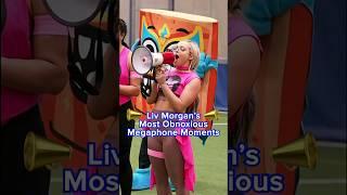 Liv Morgan on Megaphone  The rest you know what will happen  #livmorgan #wwe #smackdown #funny