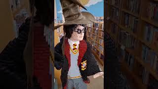 Harry Potter Lego statue at Union Square Barnes & Noble NYC #harrypotter #lego #nyc