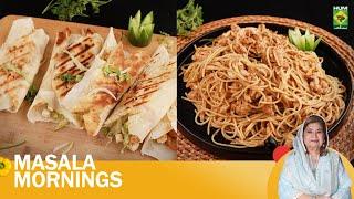 Buffalo Chicken Wrap & Chicken Garlic Linguine | Masala Morning | Shireen Anwar | 30-09-24 |MasalaTV