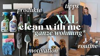 XXL CLEAN WITH ME 🫧 Cleaning motivation, tips & products