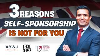 Watch THIS Before Choosing Self-Sponsorship Route | 3 Reasons | UK Immigration