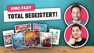 Neue Brettspiele im kurzen Fazit