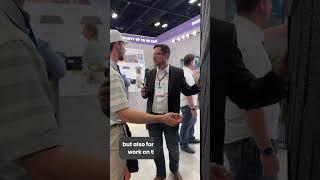 Roofers discussing the latest offerings of BTR Systems! | International Roofing Expo 2025