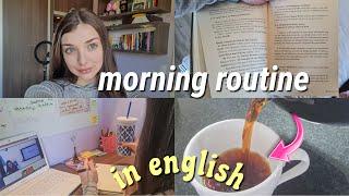 vlog em inglês nas férias de julho! My morning routine