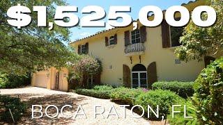 597 Cardinal Avenue, Boca Raton, FL 33486- Old Floresta Estate for Sale