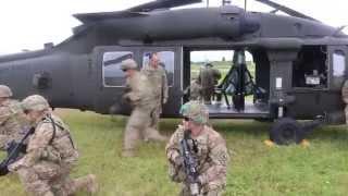 Task Force Estonia Hones Their Air Assault Skills