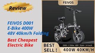 Review FEIVOS D001 E-Bike 400W 48V 40km/h Folding - Best Cheapest Electric Bike