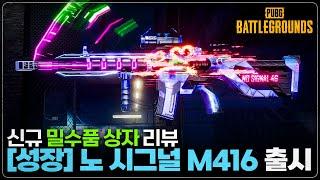 배그 킬 이펙트 효과가 추가된 성장형 M416 스킨 [노 시그널 M416]