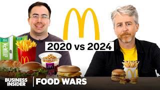 US vs UK McDonald’s 2020 vs 2024 | Food Wars | Insider Food