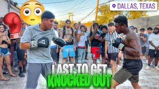 LAST TO GET KNOCKED OUT IN DALLAS TX W/ Lil2z