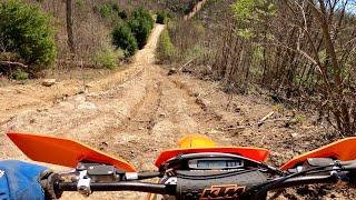 KTM 250XC-W TRAIL RIDE ON POCAHONTAS TRAIL SYSTEM