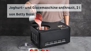 Joghurt- und Glacemaschine anthrazit, 2 Liter - Produkt von Betty Bossi