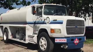 5k Jet A fuel truck unit 5562. Operating video HD