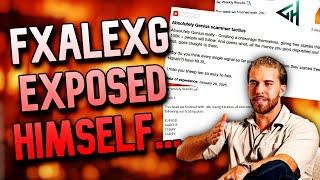 FXALEXG EXPOSED HIMSELF... His Own Broker & Signal Group With 100% Fail Rate...