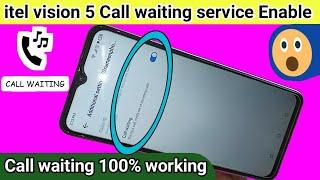 itel vision 5 call waiting service enable