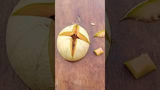 "Genius Cutting Trick! Unique Way to Slice Melons Like a Pro!"Tags: #ViralHack #FruitCutting