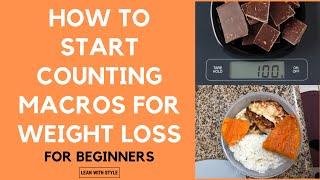 Counting Macros For Weight Loss [Beginner Friendly]