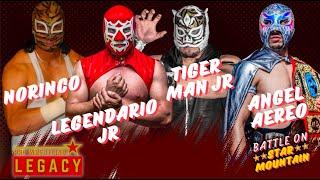 Pro Wrestling Legacy: Norinco vs Tiger Man Jr vs Legendario Jr vs Angel Aereo - Fatal 4 Way