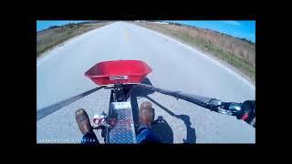 helmet cam view of Guinness Record Attempt