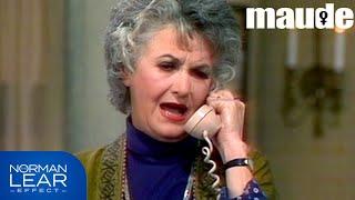 Maude | Maude Receives A Threatening Call | The Norman Lear Effect