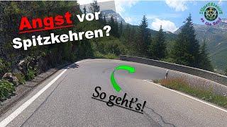 ⁉️Mit dem Motorrad 180° Kurven (Spitzkehren) fahren So geht's SICHERER und einfacher