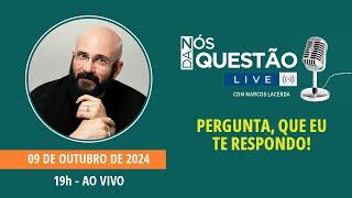 LIVE HOJE COMIGO - PERGUNTA QUE EU TE RESPONDO - 09/10/2024 | Marcos Lacerda, psicólogo