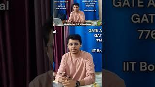 GATE CS 6 months strategy | non-cs to MTech CS IIT Bombay  #gatecse #iitbombay #shorts