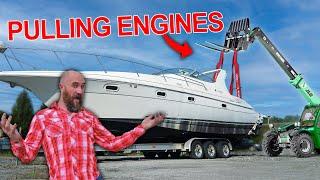 Struggling to Remove Engines on The FREE Abandoned Yacht