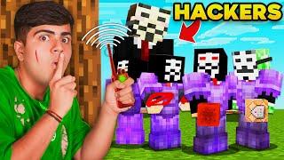 I SNUCK Into a ''HACKERS ONLY'' Server in Minecraft