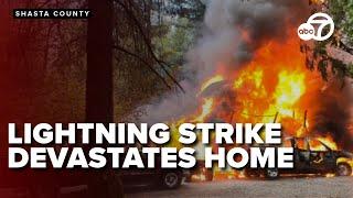 Oak Run man loses home to lightning strike after surviving 2018 Camp Fire