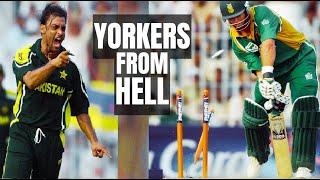 Shoaib Akhtar's Most Insane Yorkers | Best Swing Bowling | Reverse Swing Masterclass