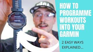 HOW TO PROGRAMME CUSTOM INTERVAL WORKOUTS INTO YOUR GARMIN