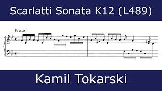 Domenico Scarlatti - Sonata in G minor K12 (Kamil Tokarski)