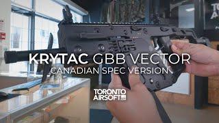 Canadian Spec Krytac Gas Vector. Toronto Airsoft .com