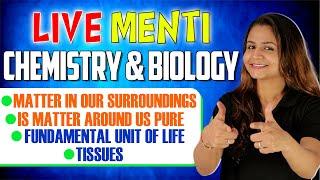 Chemistry & Biology - Class 9 | Live Menti | Krushi ma'am Eduhap